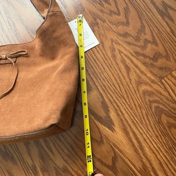 Lucky Brand Classic Brown Suede Shoulder Bag NWT - Picture 8 of 11